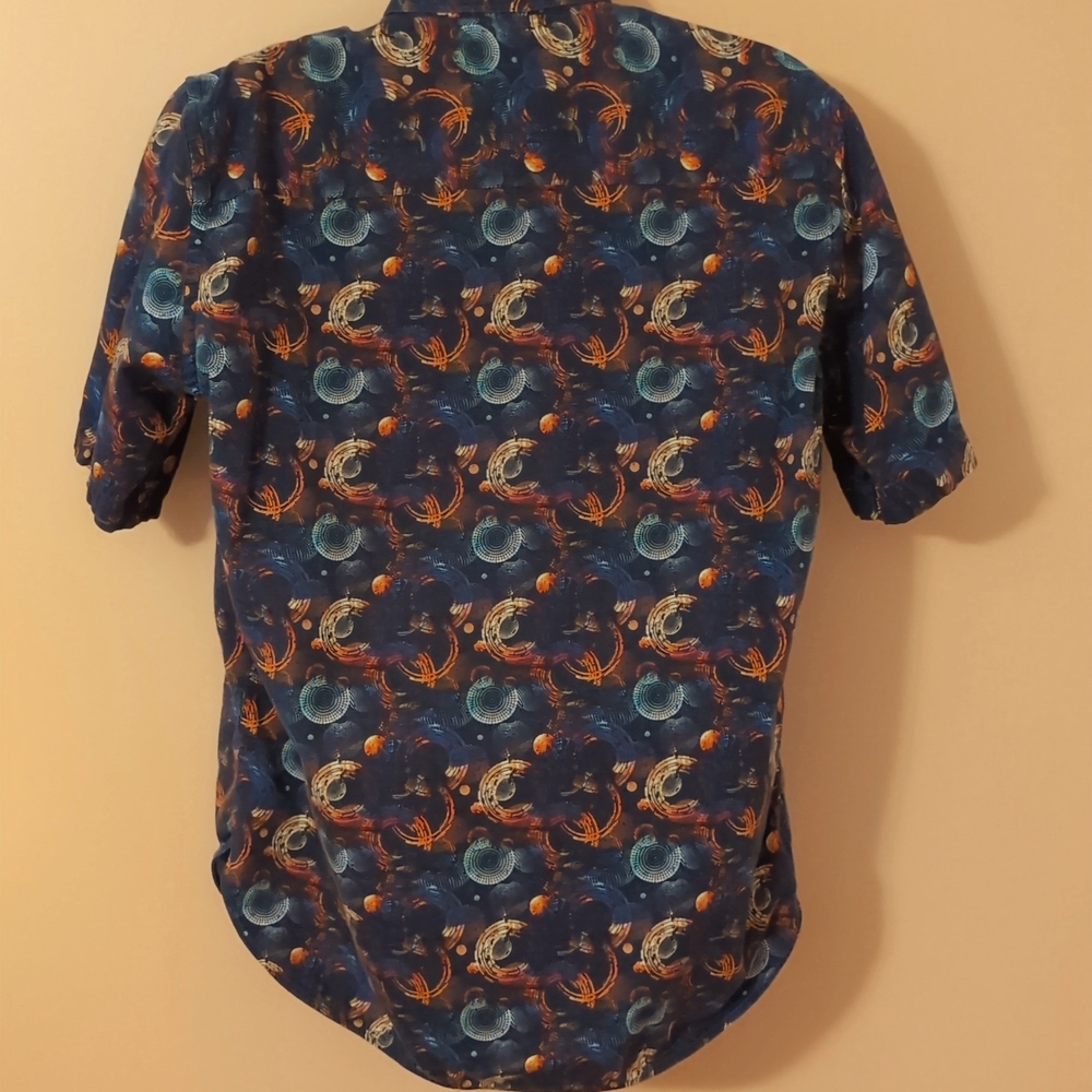 Retired Visconti Black Short Sleeve Button Down - Picture 3 of 10